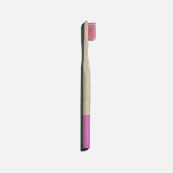 Natural Replacements Bamboo Toothbrush Pink