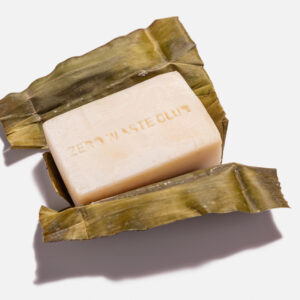 Dish Soap Bar in Banana Leaf Wrap